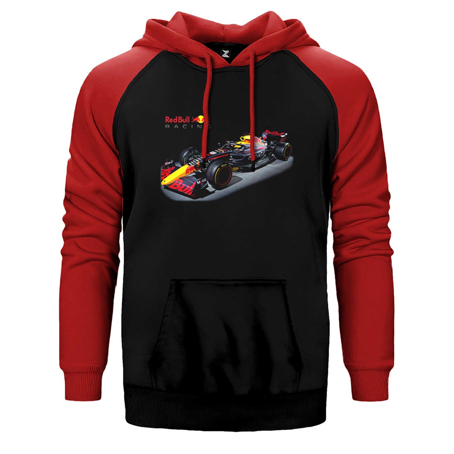RedBull Racing F1 Çift Renk Reglan Kol Sweatshirt / Hoodie