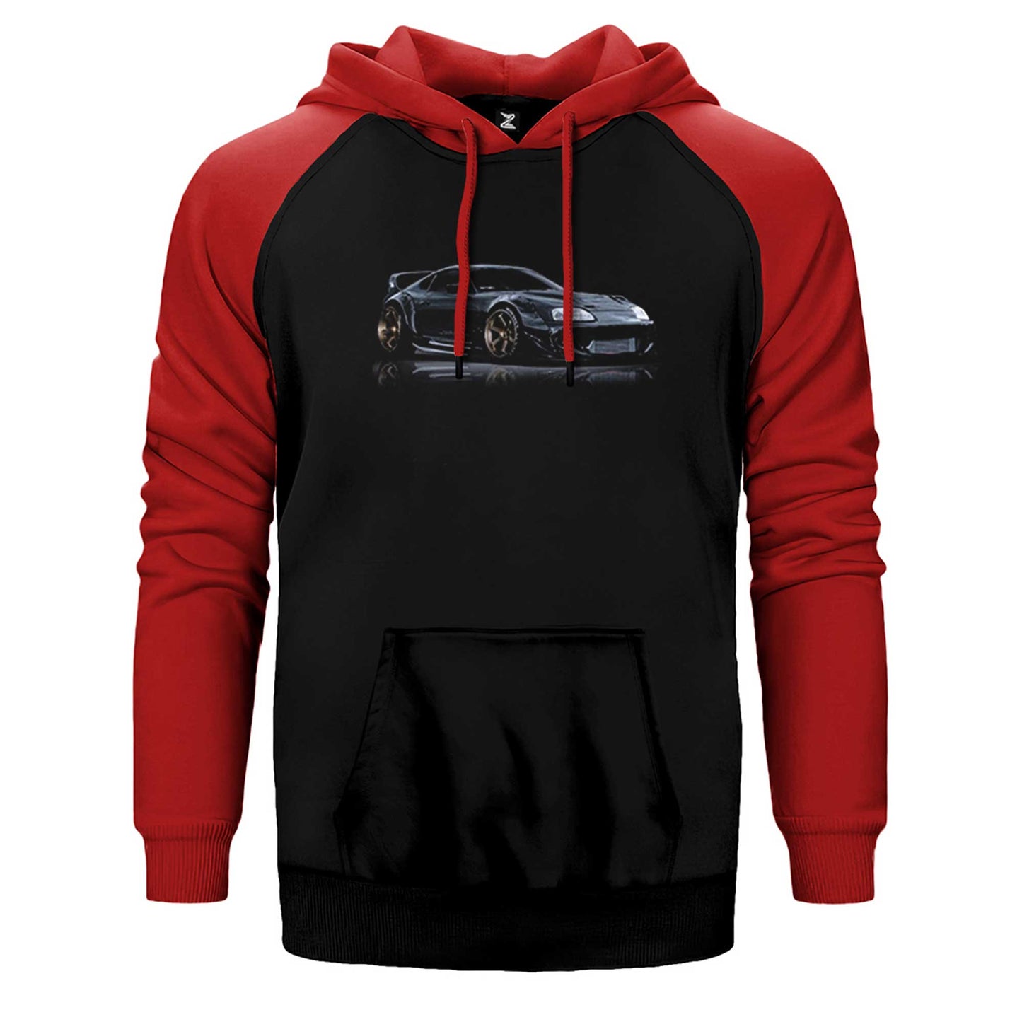 Toyota Supra Mk4 Çift Renk Reglan Kol Sweatshirt / Hoodie