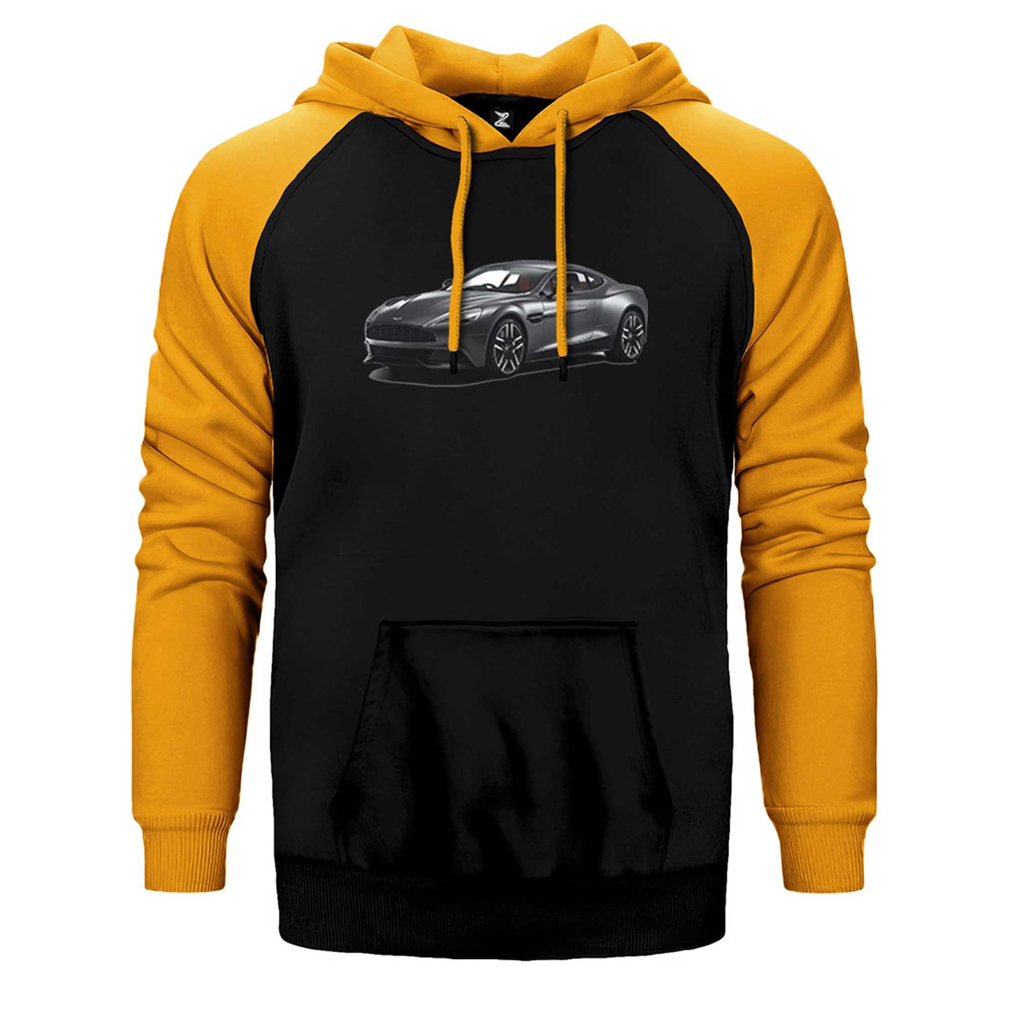 Aston Martin Vanquish Çift Renk Reglan Kol Sweatshirt / Hoodie