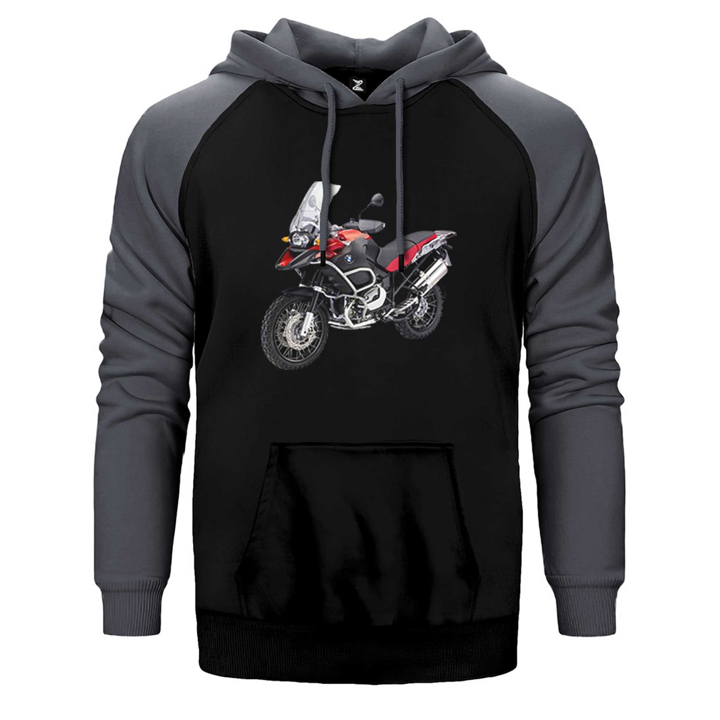 BMW R 1200 GS Macera K51 Çift Renk Reglan Kol Sweatshirt / Hoodie