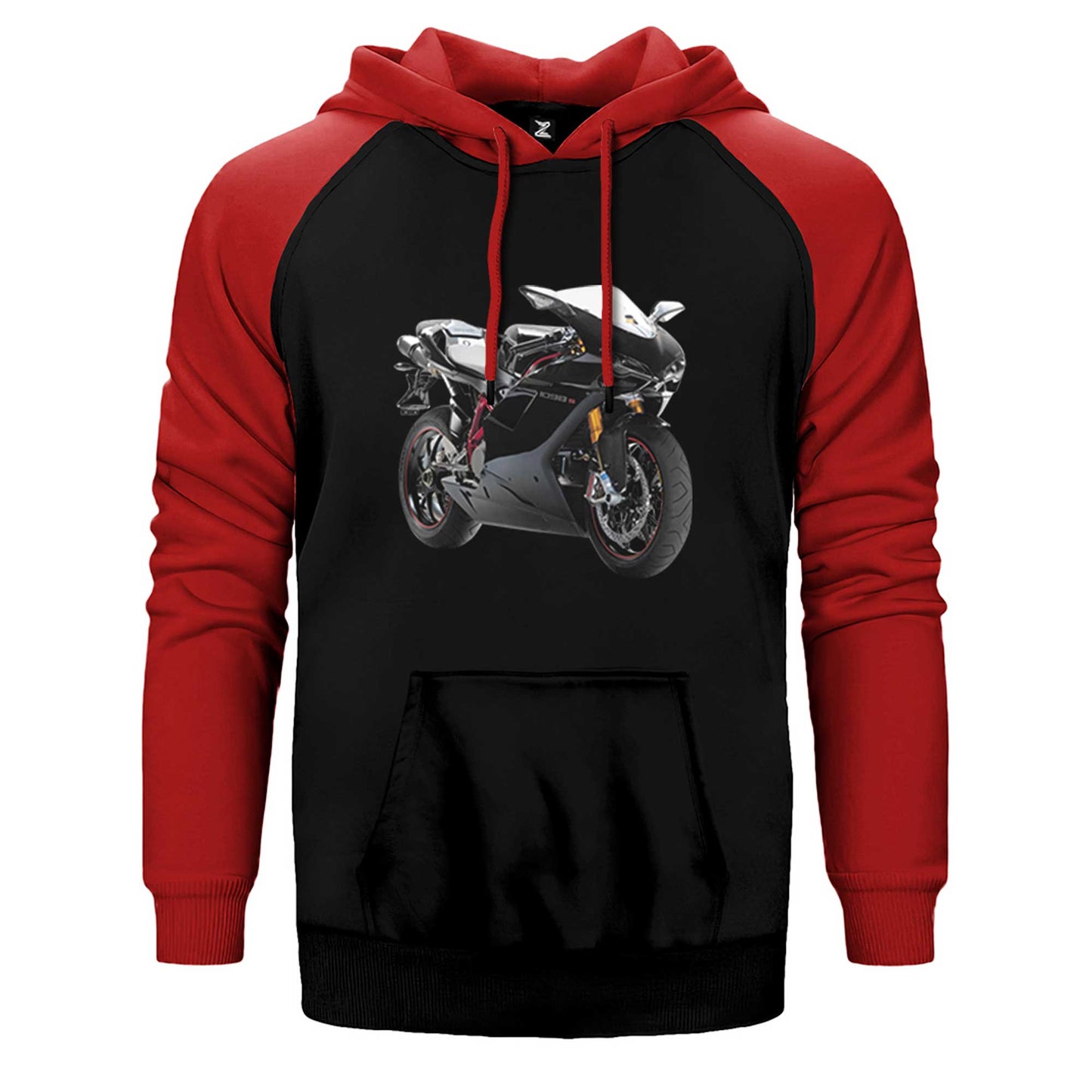 Ducati 1098 Çift Renk Reglan Kol Sweatshirt / Hoodie