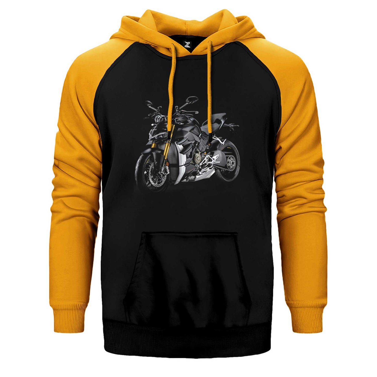 Ducati Multistrada v4.jpg Çift Renk Reglan Kol Sweatshirt / Hoodie