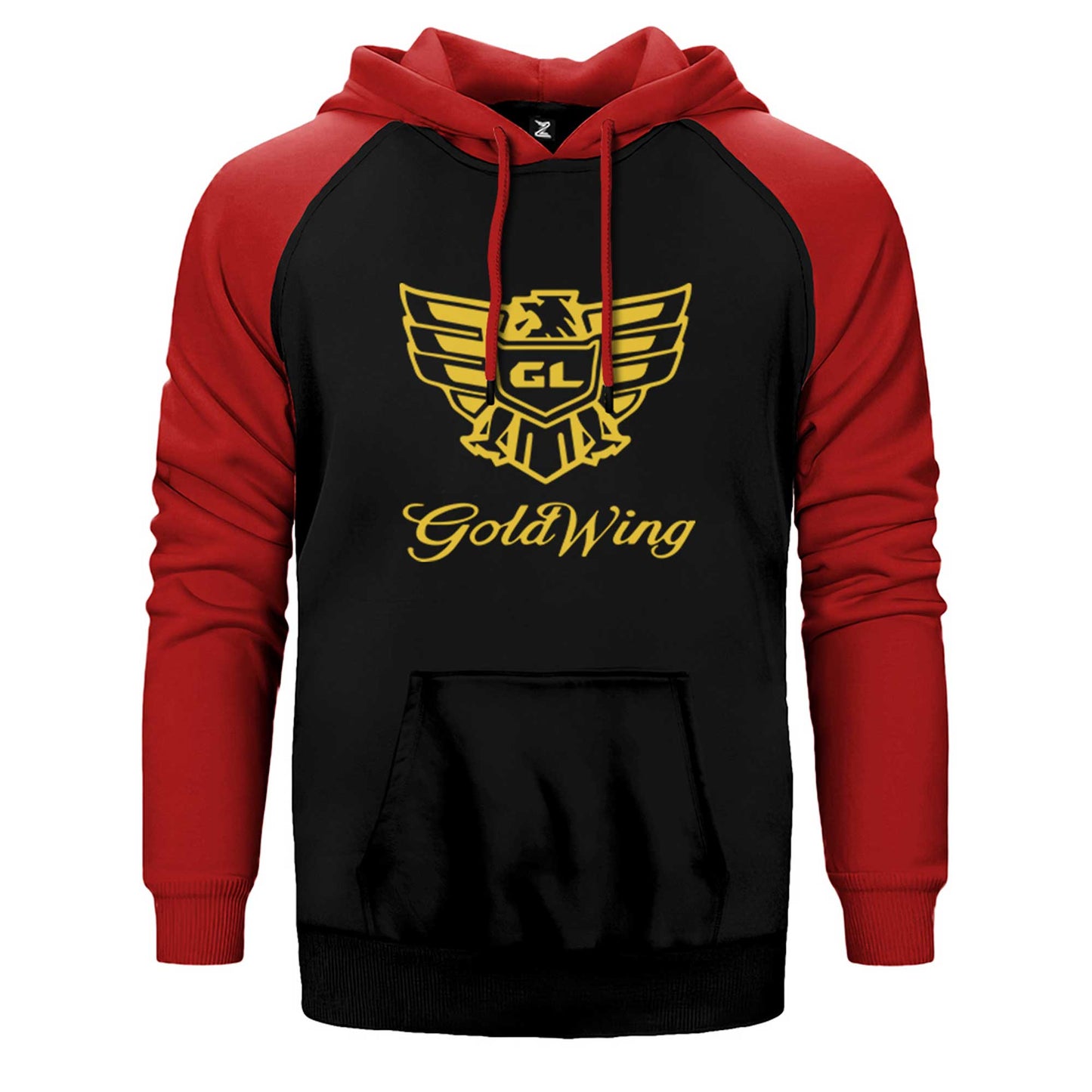 Honda Goldwing Gold Çift Renk Reglan Kol Sweatshirt / Hoodie