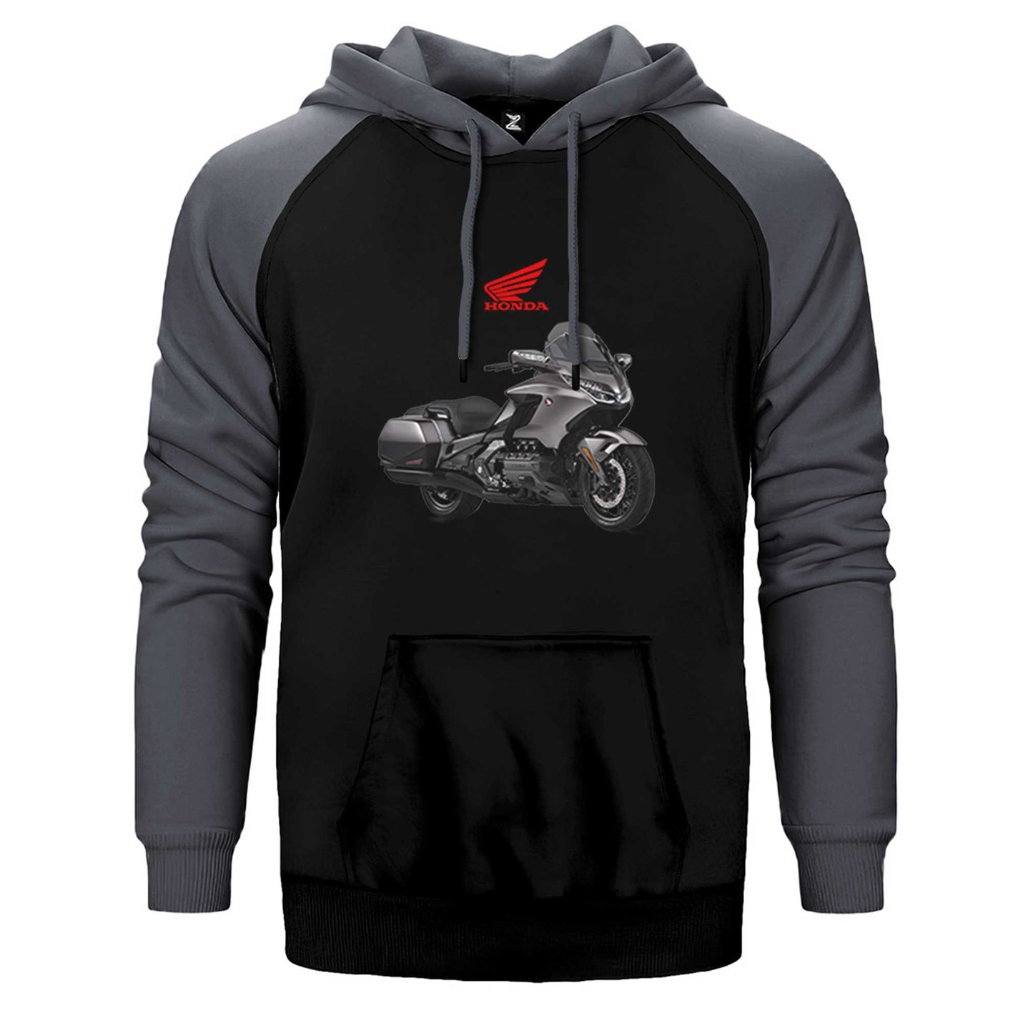 Honda GoldWing Touring Çift Renk Reglan Kol Sweatshirt / Hoodie