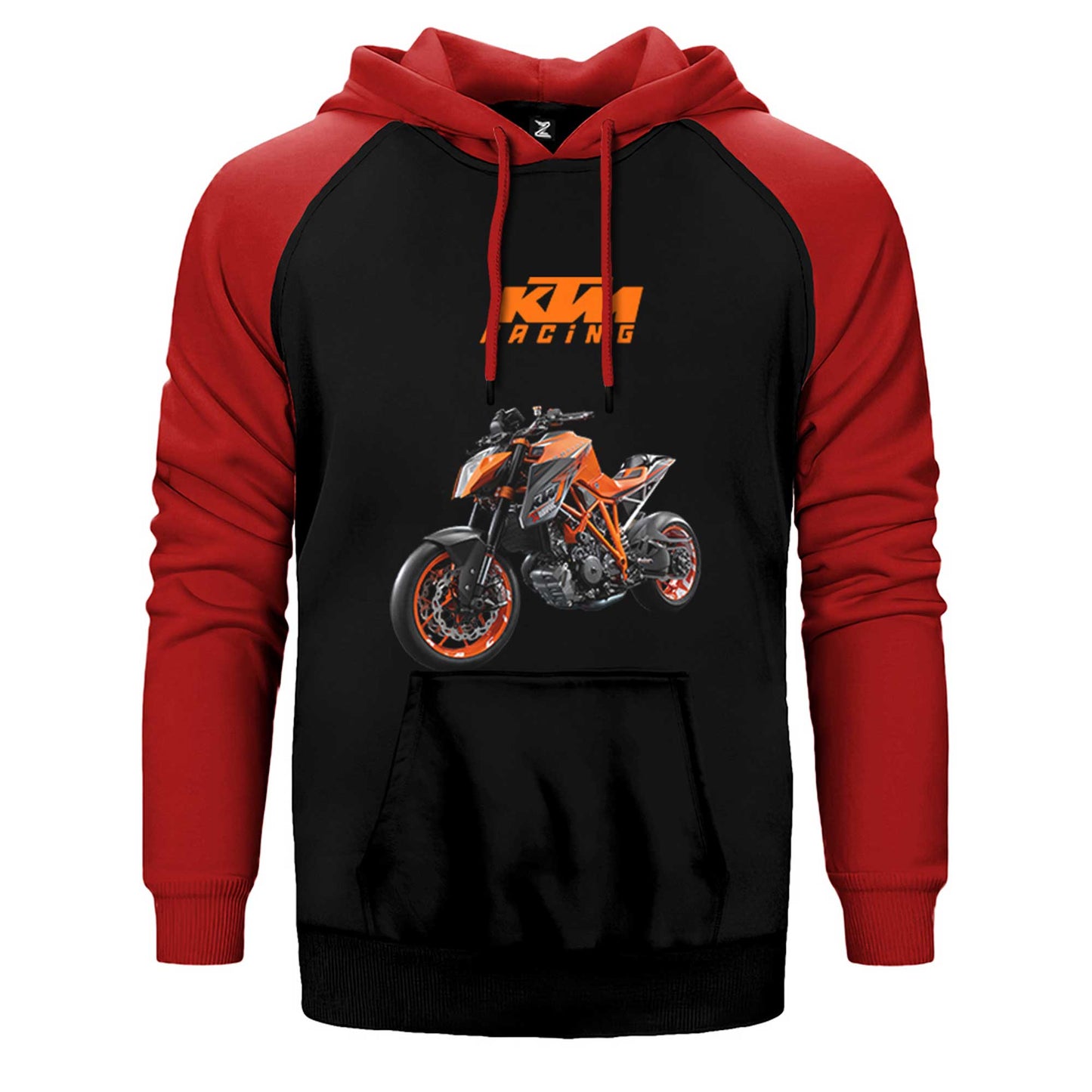 KTM 1290 Super Duke Racing Çift Renk Reglan Kol Sweatshirt / Hoodie