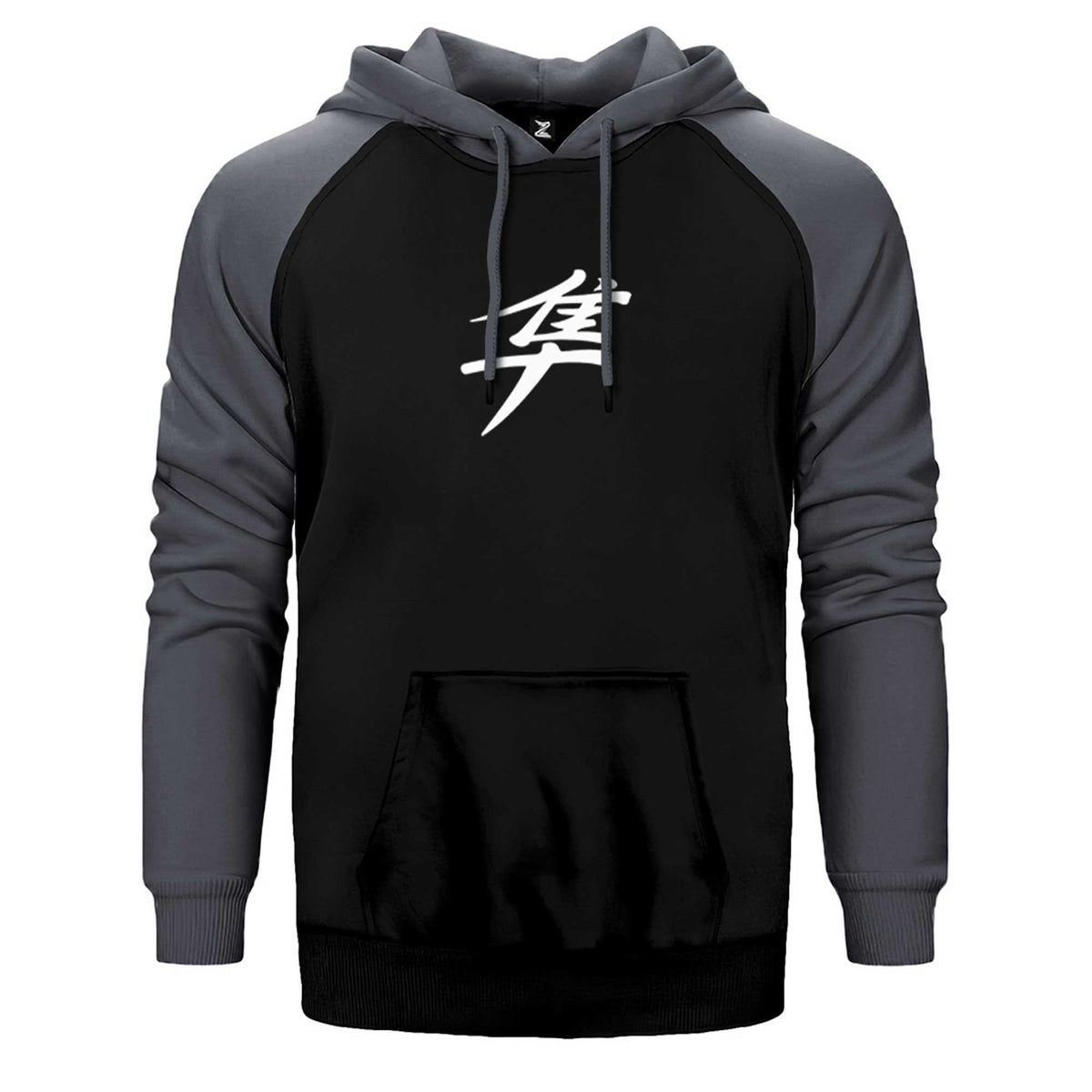 Hayabusa White Logo Çift Renk Reglan Kol Sweatshirt / Hoodie
