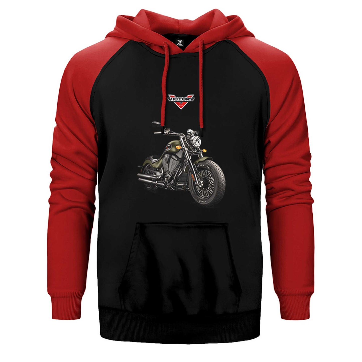 Victory Gunner Çift Renk Reglan Kol Sweatshirt / Hoodie