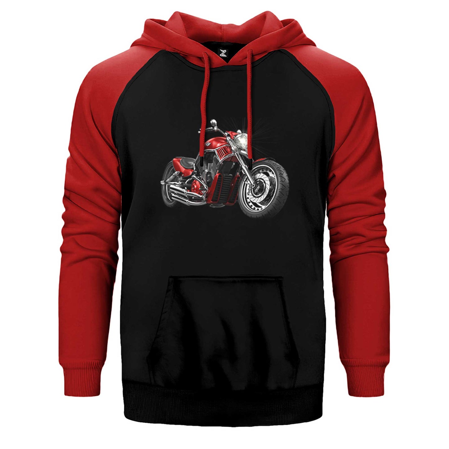 Chopper Cruiser Çift Renk Reglan Kol Sweatshirt / Hoodie