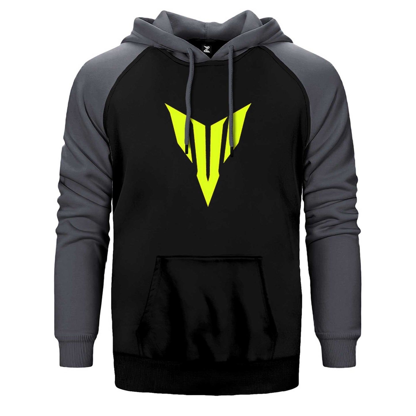 Yamaha Neon Logo Çift Renk Reglan Kol Sweatshirt / Hoodie