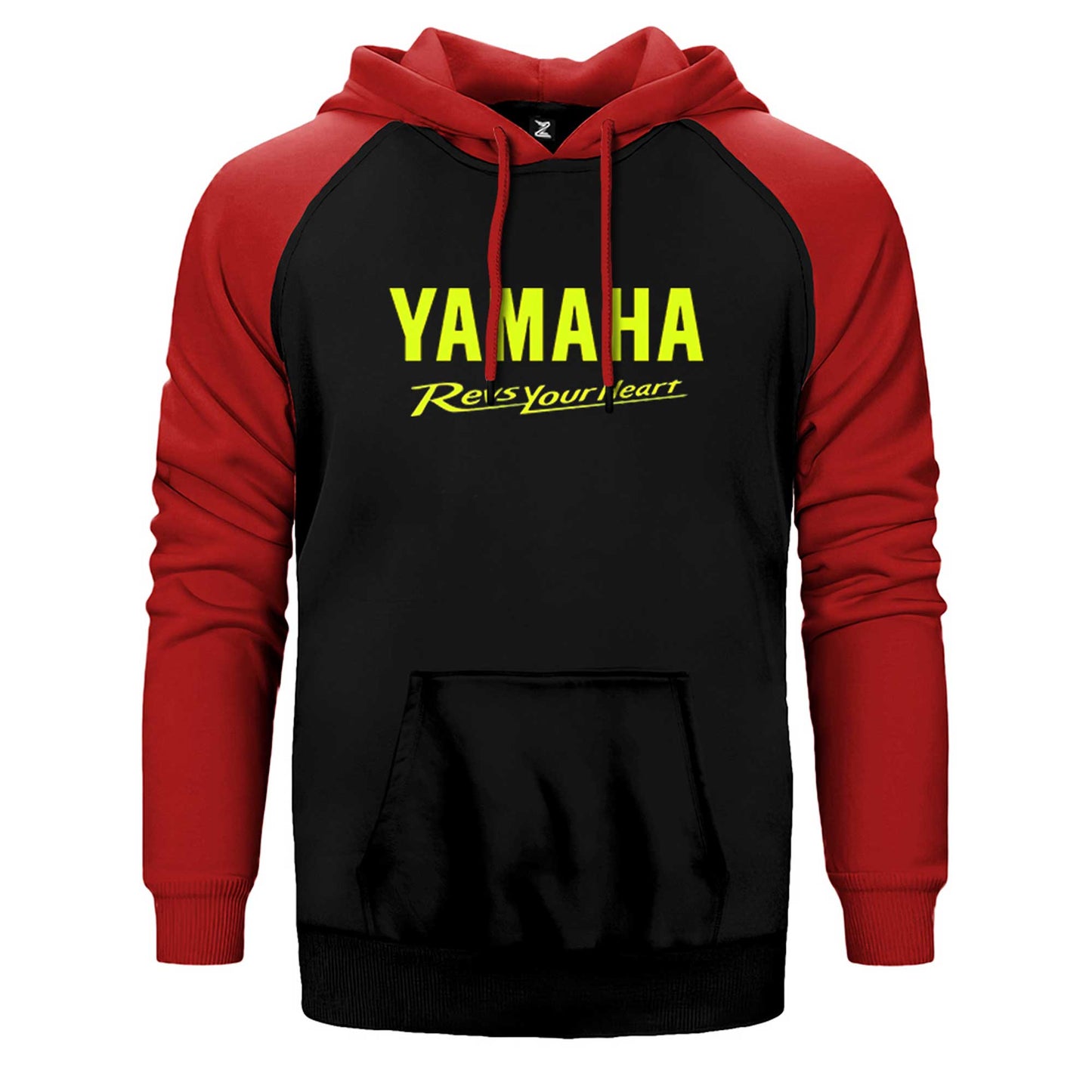 Yamaha Revs Your Heart Çift Renk Reglan Kol Sweatshirt / Hoodie