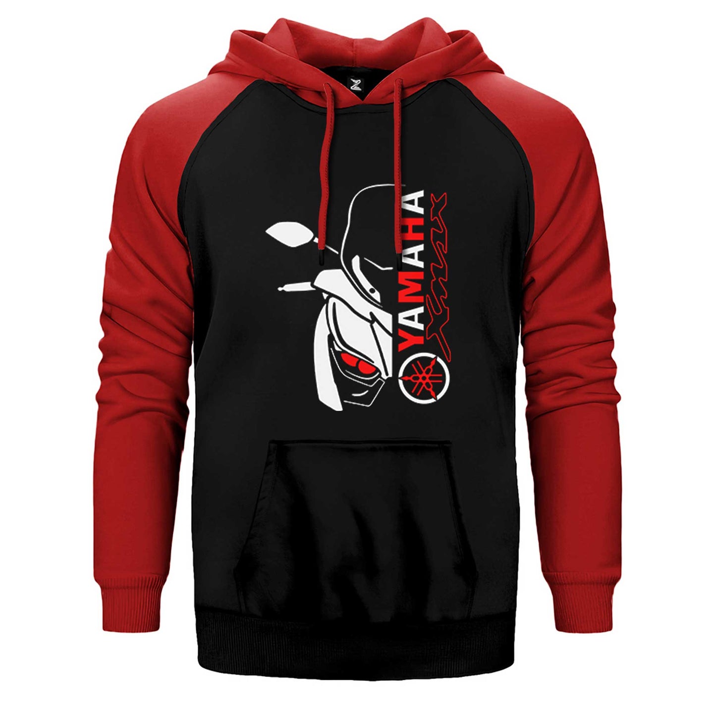 Yamaha Xmax Face Çift Renk Reglan Kol Sweatshirt / Hoodie