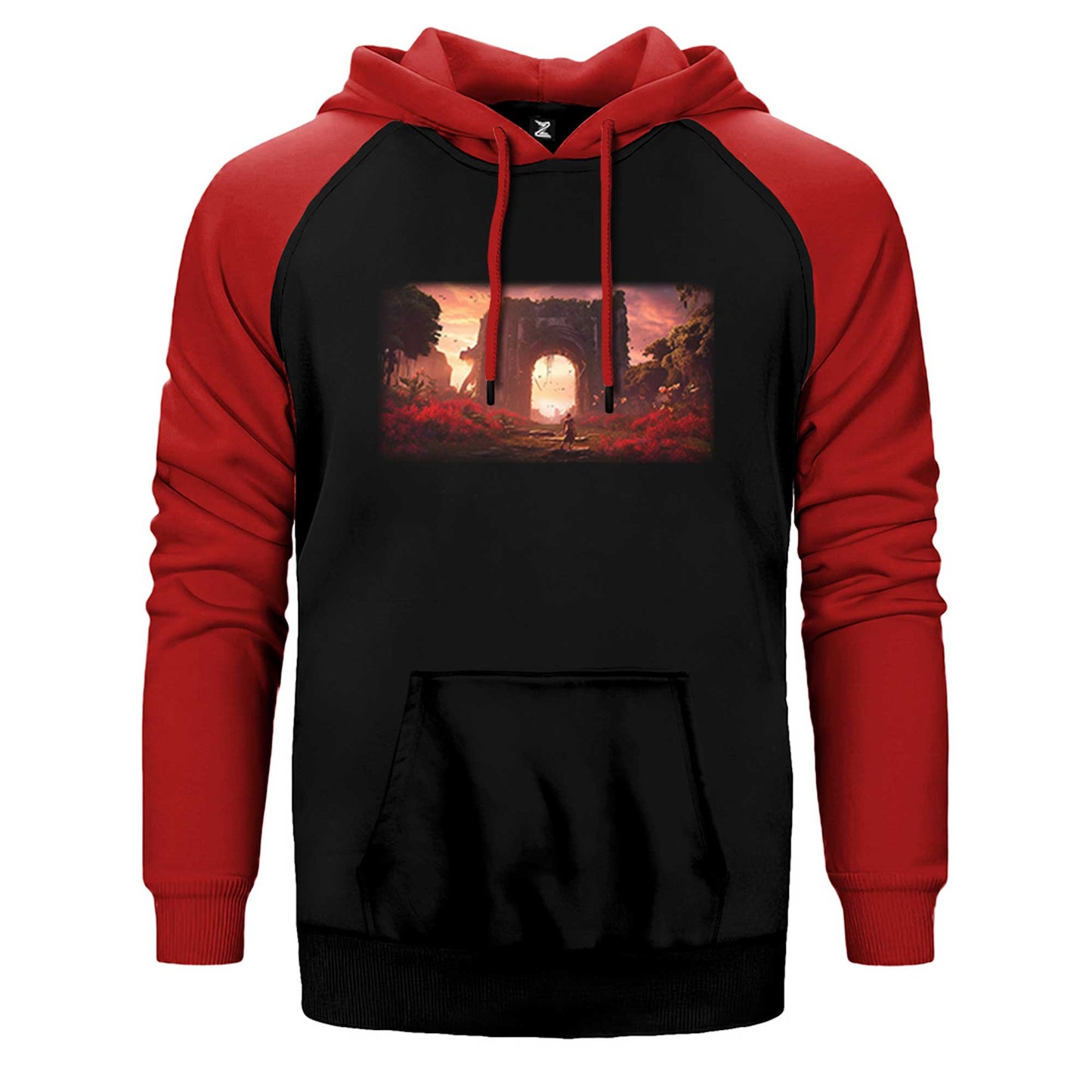 Arch of Jungle Çift Renk Reglan Kol Sweatshirt / Hoodie