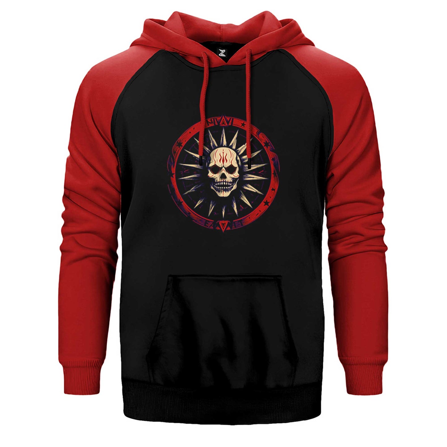 Astek Medallion Çift Renk Reglan Kol Sweatshirt / Hoodie