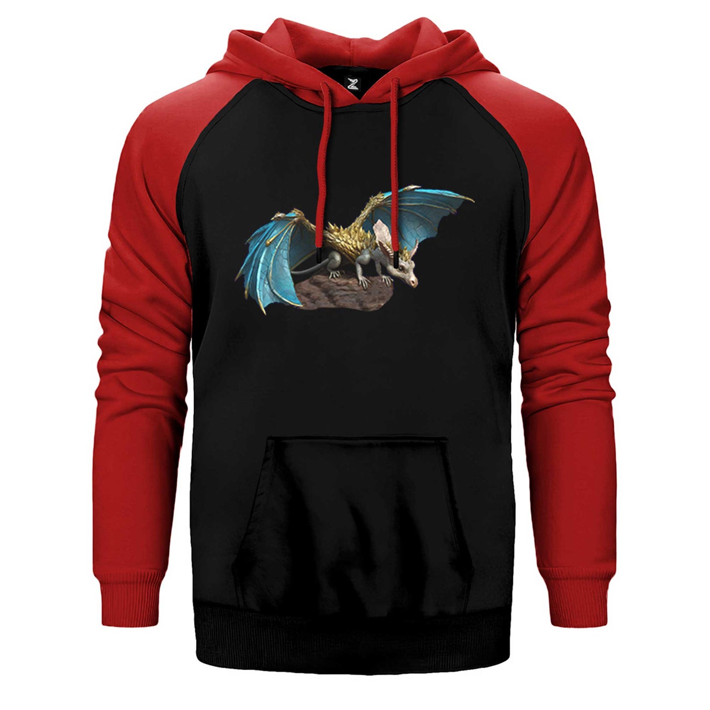 Baby Dragon Çift Renk Reglan Kol Sweatshirt / Hoodie