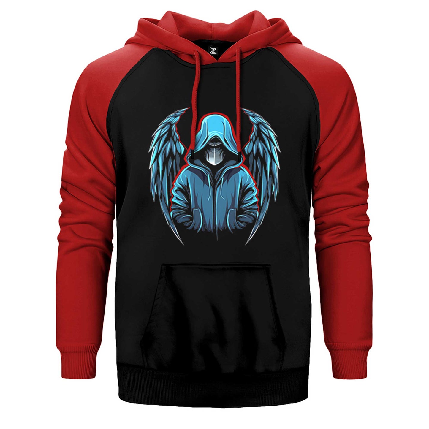 Depressed Angel Çift Renk Reglan Kol Sweatshirt / Hoodie