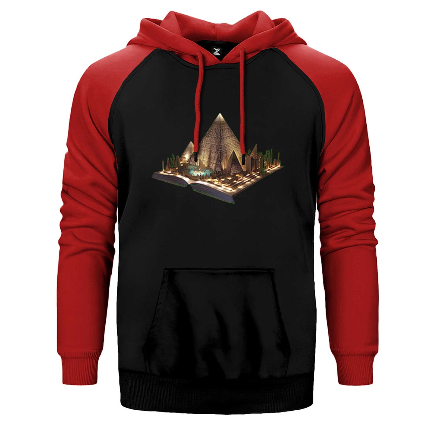 Egypt view book Çift Renk Reglan Kol Sweatshirt / Hoodie