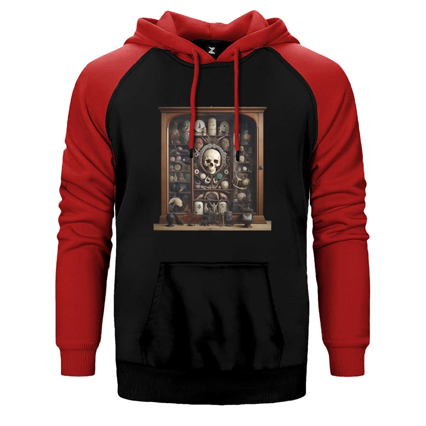 Midevil Cabinet of Curiosities Çift Renk Reglan Kol Sweatshirt / Hoodie