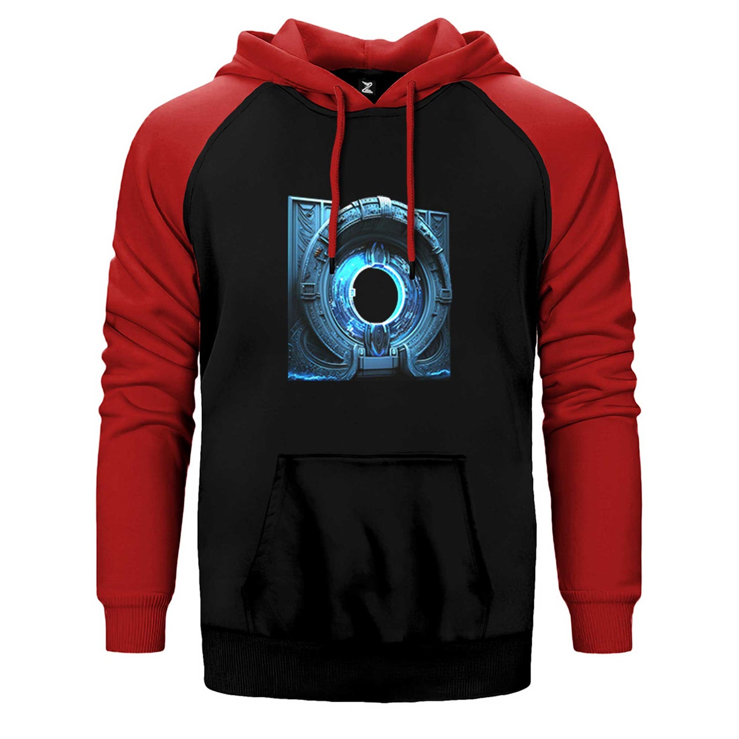 Portal Gate Çift Renk Reglan Kol Sweatshirt / Hoodie
