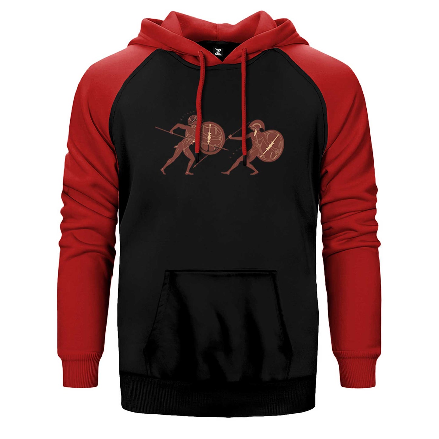 Troia War Çift Renk Reglan Kol Sweatshirt / Hoodie