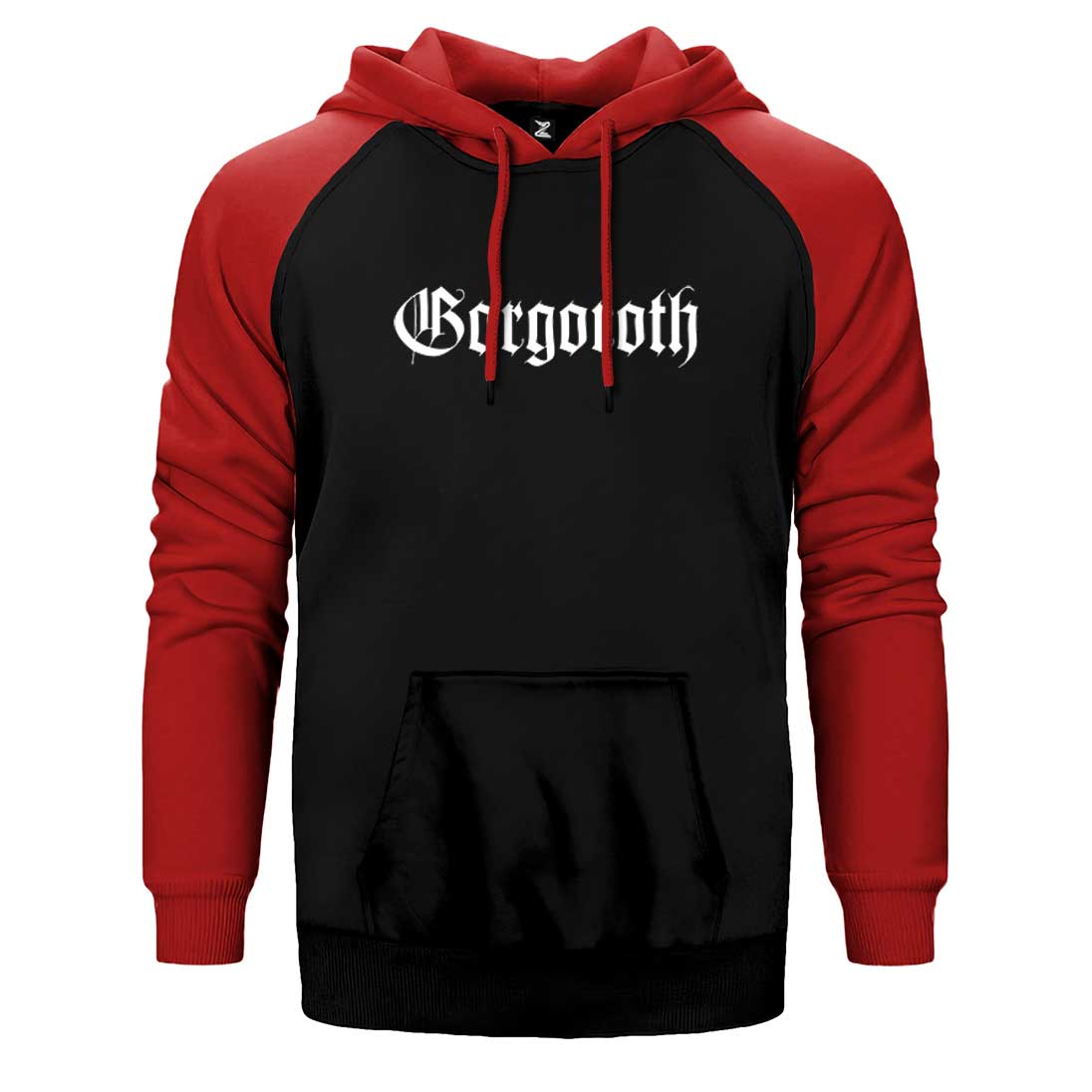 Gorgoroth Logo Çift Renk Reglan Kol Sweatshirt / Hoodie