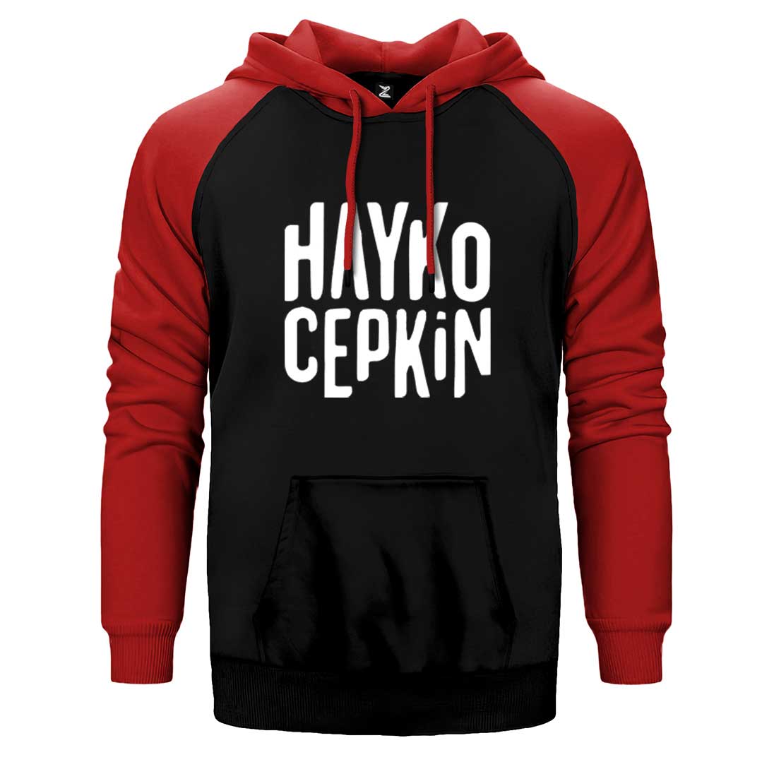 Hayko Cepkin Text Çift Renk Reglan Kol Sweatshirt / Hoodie