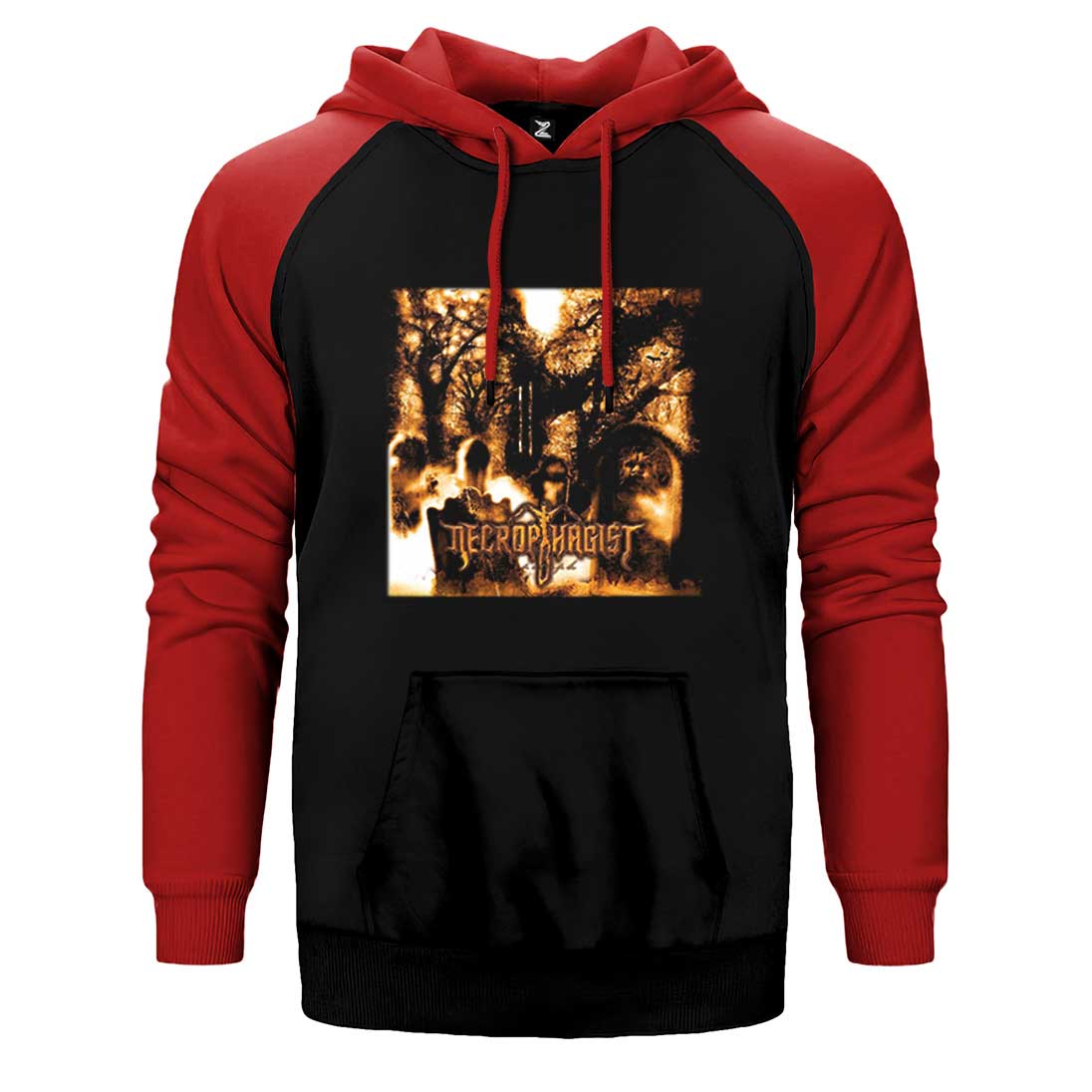 Necrophagist Epitaph Çift Renk Reglan Kol Sweatshirt / Hoodie