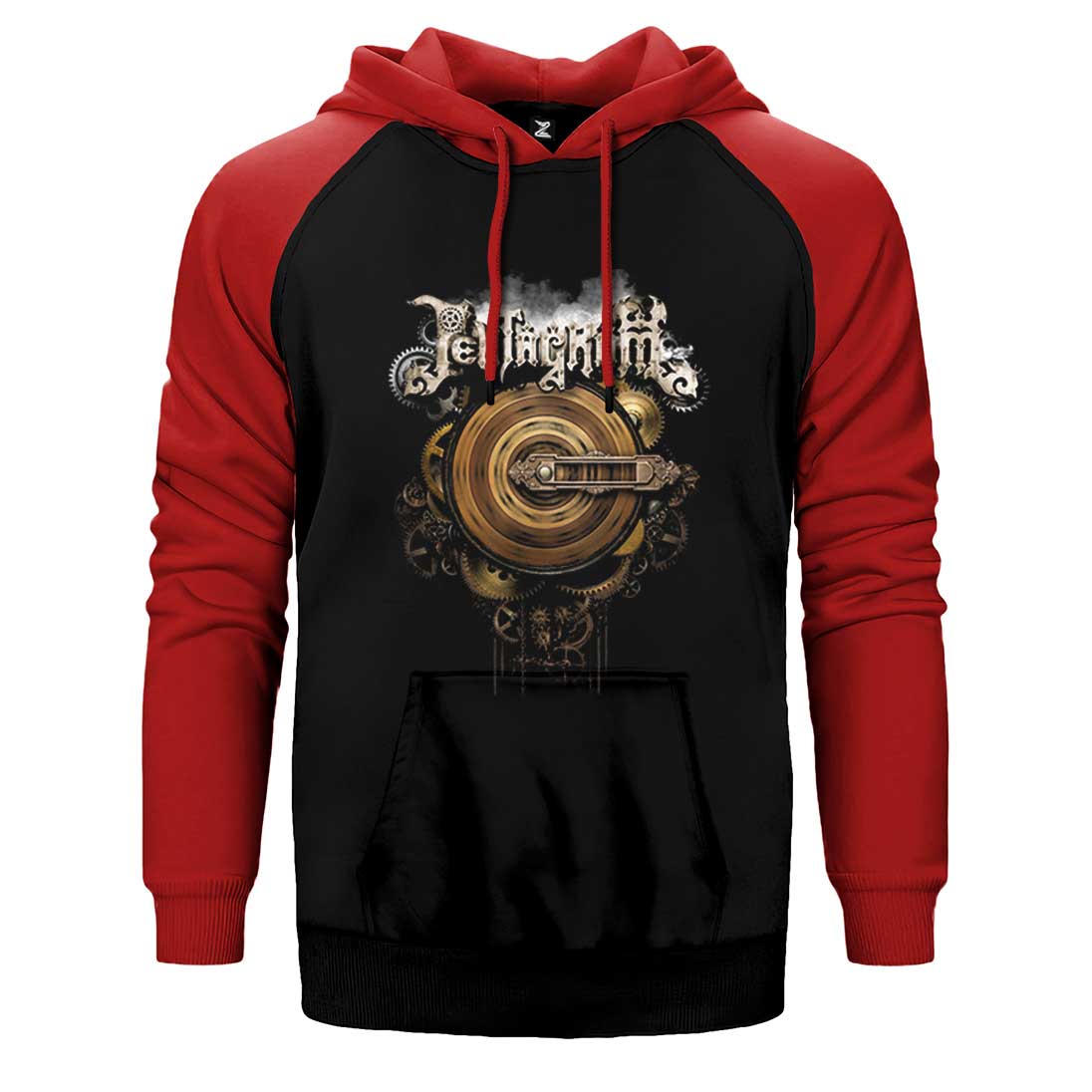 Pentagram Mezarkabul 2 Çift Renk Reglan Kol Sweatshirt / Hoodie
