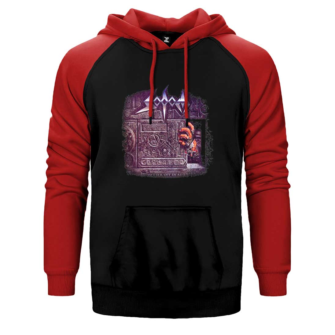 Sodom Better off Dead Çift Renk Reglan Kol Sweatshirt / Hoodie