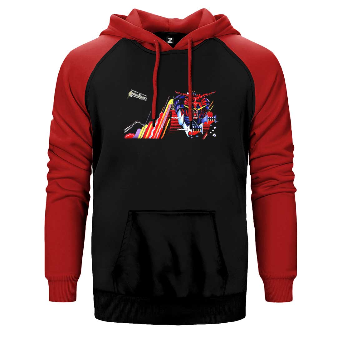 Judas Priest Defenders Çift Renk Reglan Kol Sweatshirt / Hoodie