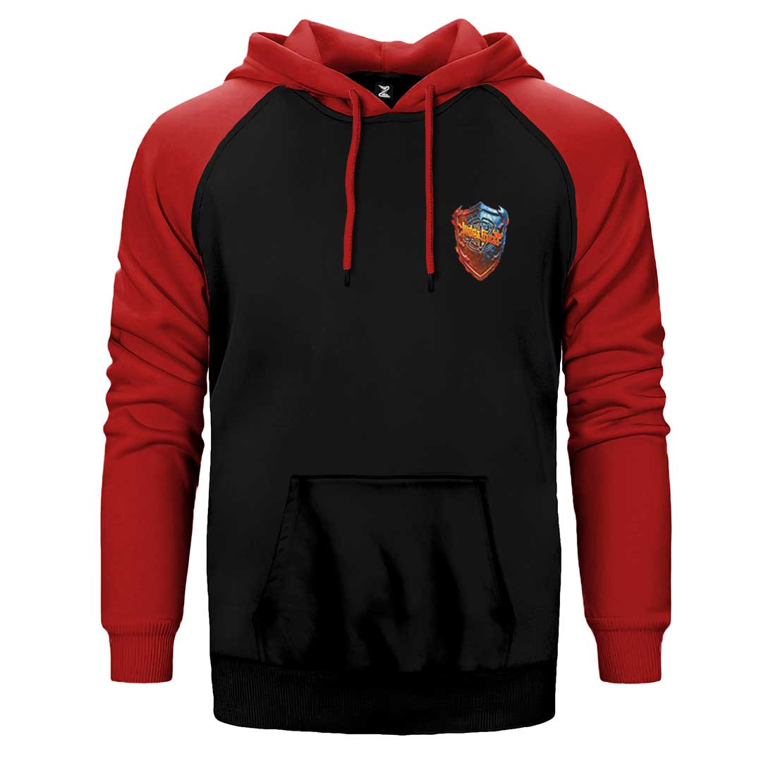 Judas Priest invincible Shield Çift Renk Reglan Kol Sweatshirt / Hoodie