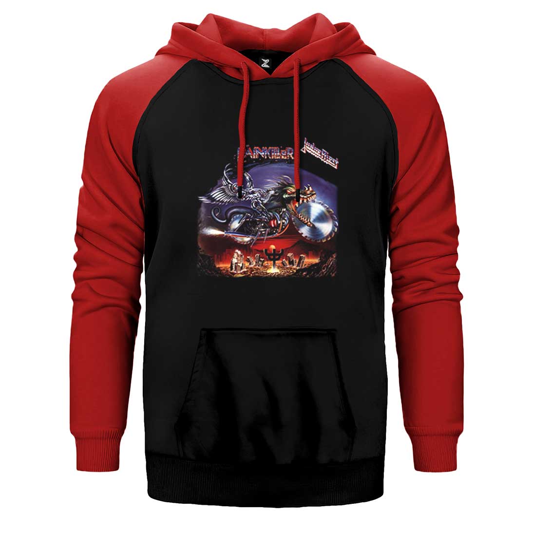 Judas Priest Painkiller Çift Renk Reglan Kol Sweatshirt / Hoodie