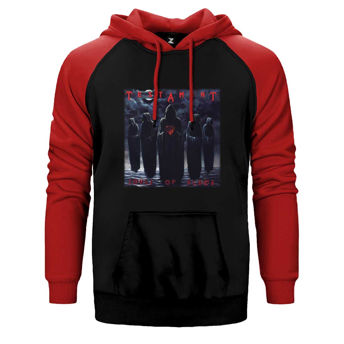 Testament Souls of Black Çift Renk Reglan Kol Sweatshirt / Hoodie