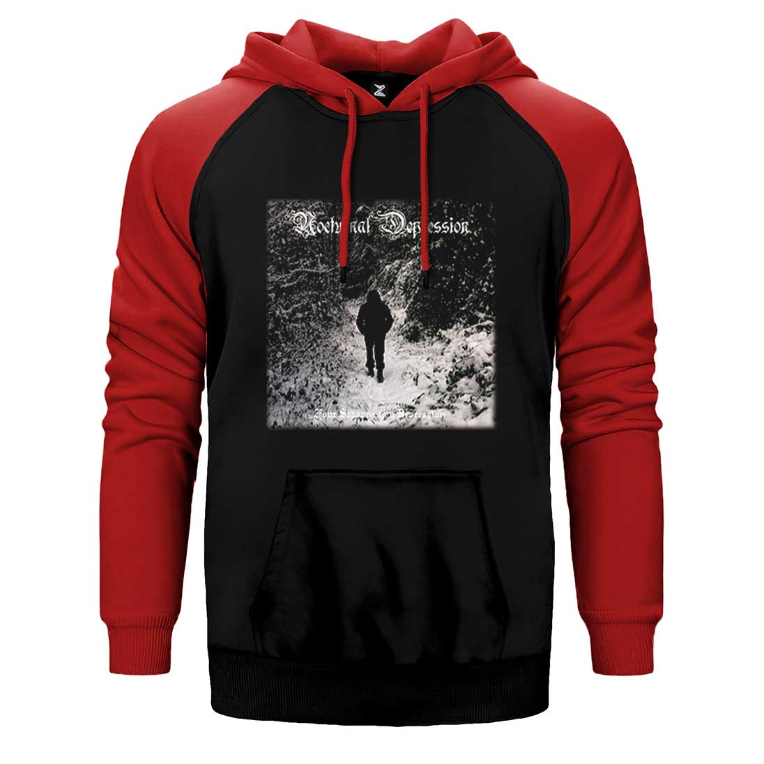 Nocturnal Depression Four Seasons Çift Renk Reglan Kol Sweatshirt / Hoodie