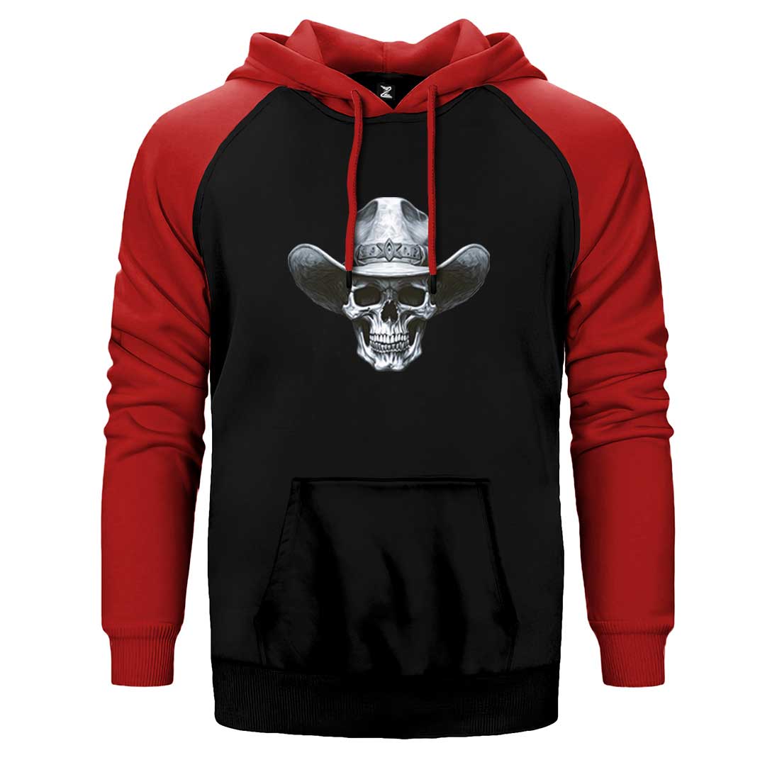 Kovboy Silver Çift Renk Reglan Kol Sweatshirt / Hoodie