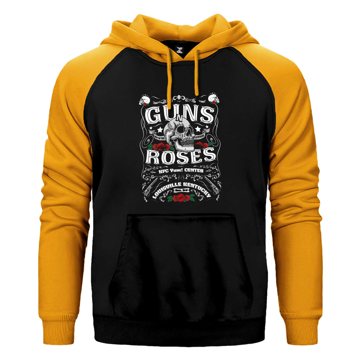 Guns N Roses Louis Ulle Kentucky Çift Renk Reglan Kol Sweatshirt / Hoodie