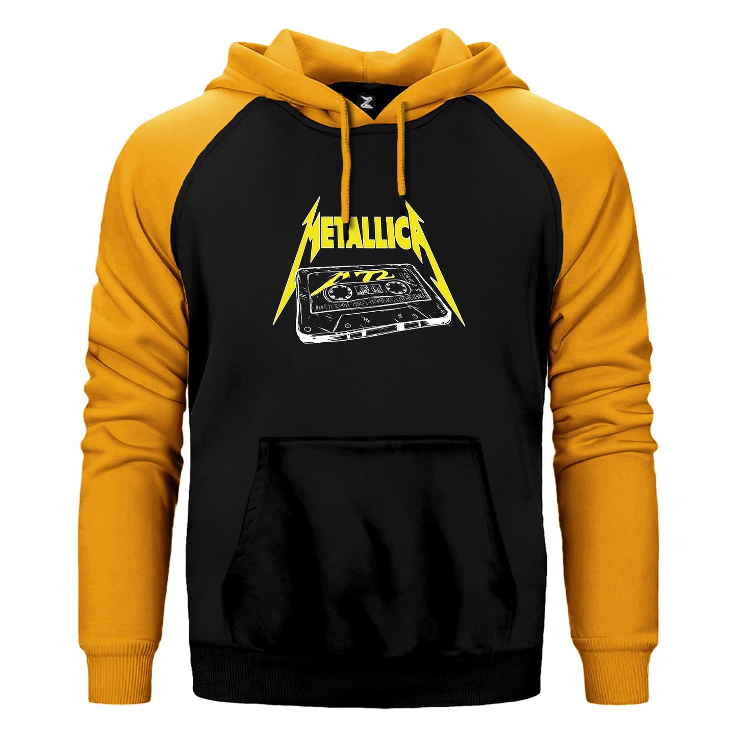 Metallica Tape Çift Renk Reglan Kol Sweatshirt / Hoodie
