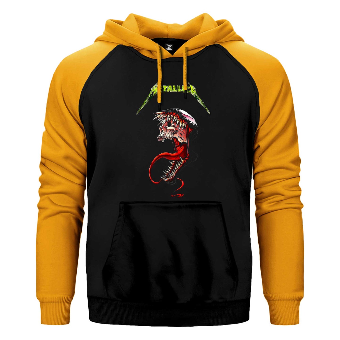 Metallica Venom Çift Renk Reglan Kol Sweatshirt / Hoodie