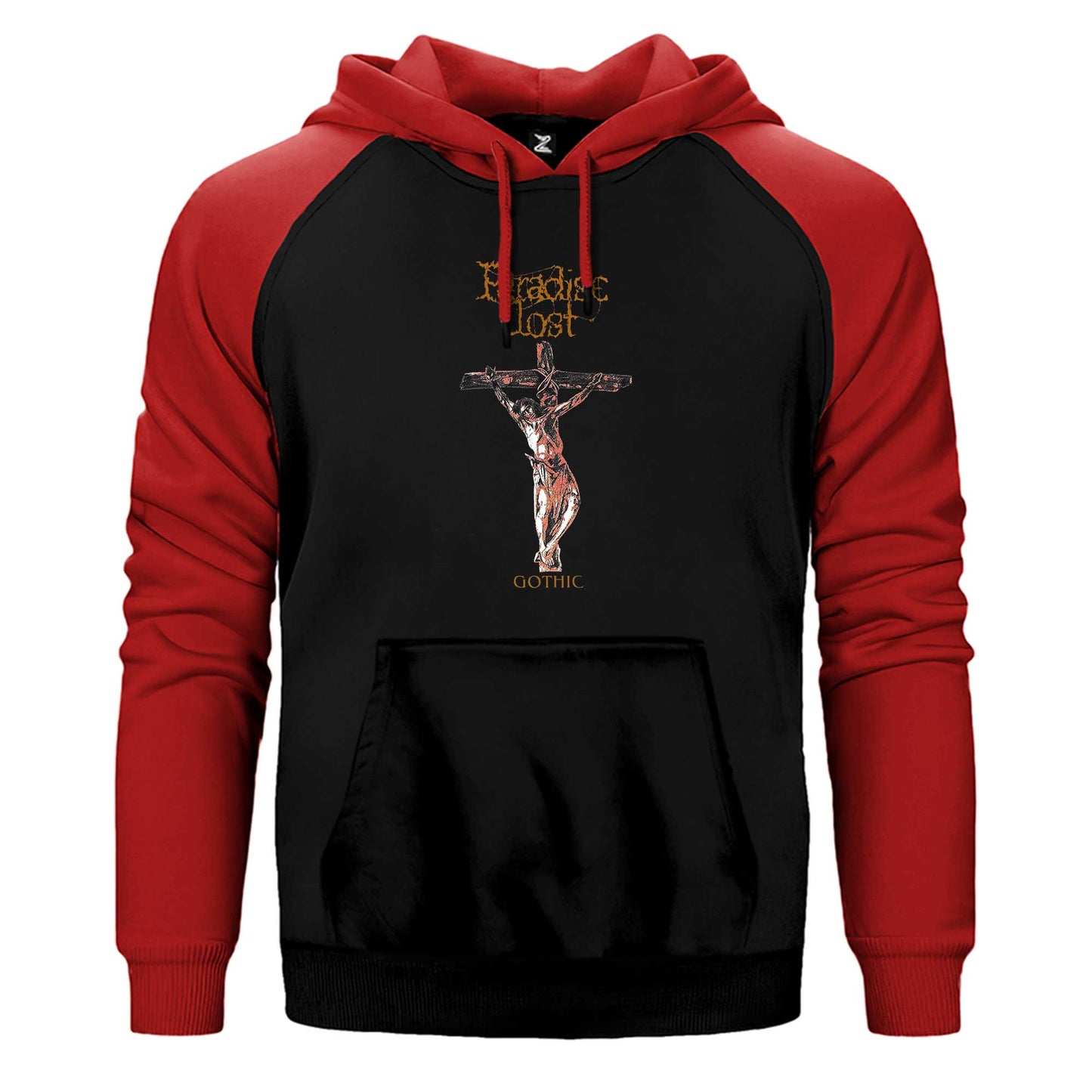 Paradise Lost Gothic Çift Renk Reglan Kol Sweatshirt / Hoodie