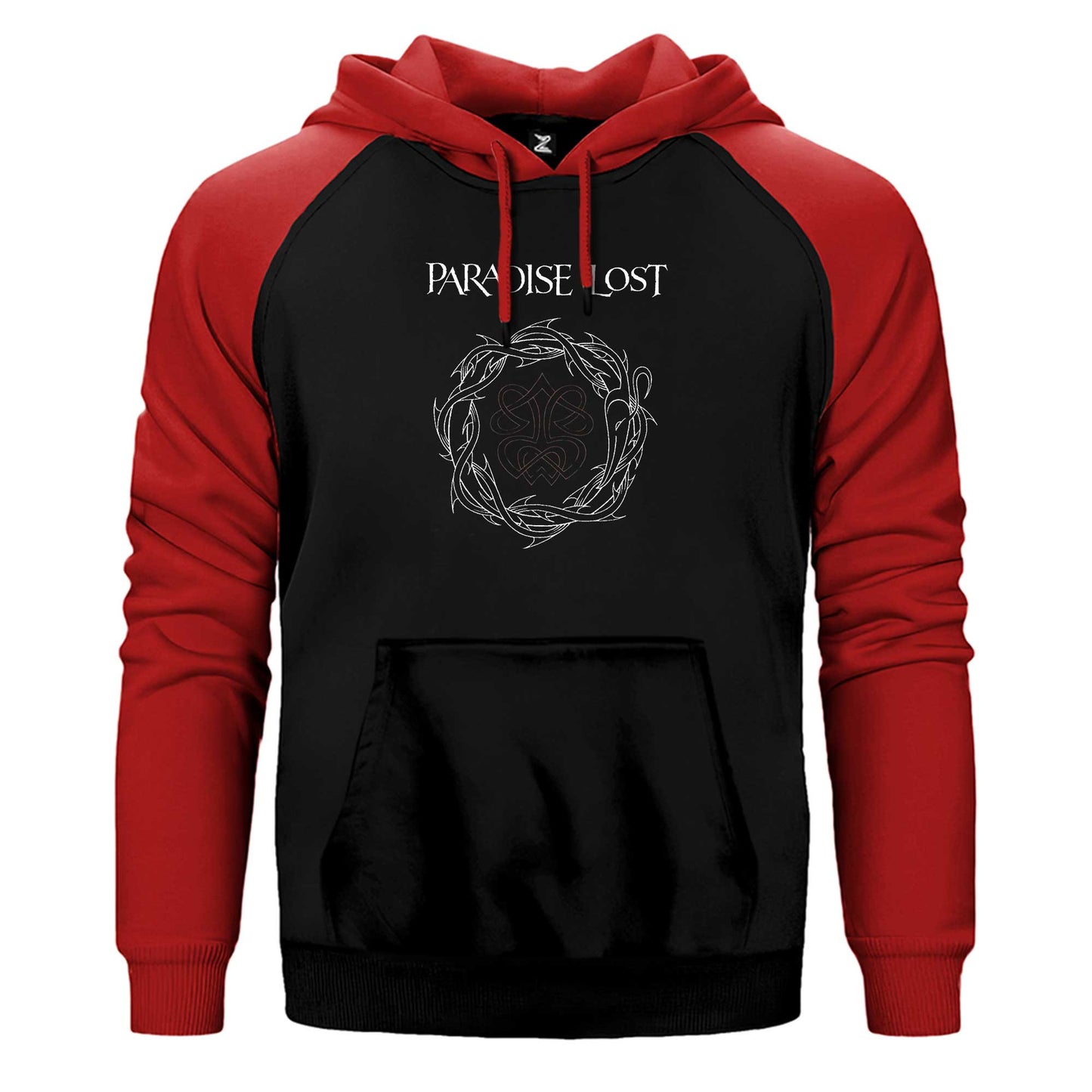 Paradise Lost Logo Çift Renk Reglan Kol Sweatshirt / Hoodie
