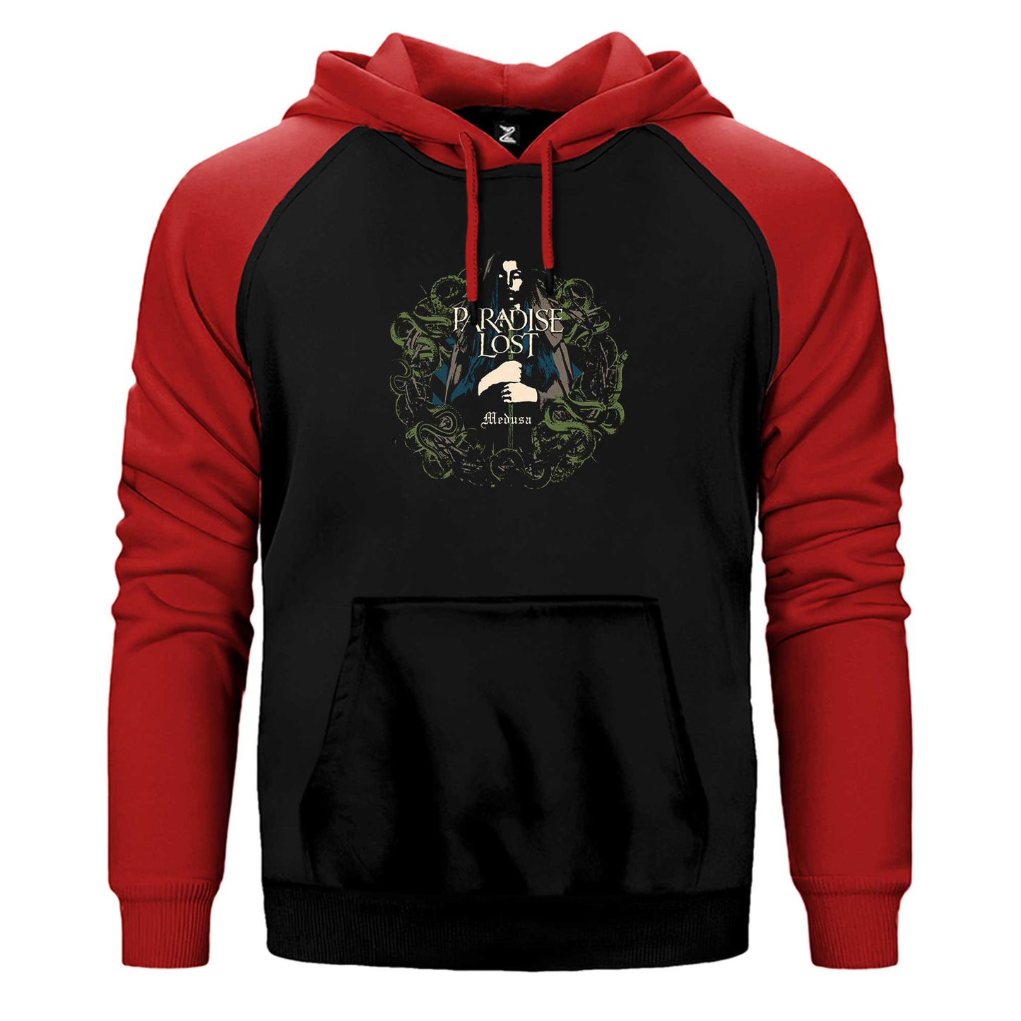Paradise Lost Medusa Çift Renk Reglan Kol Sweatshirt / Hoodie