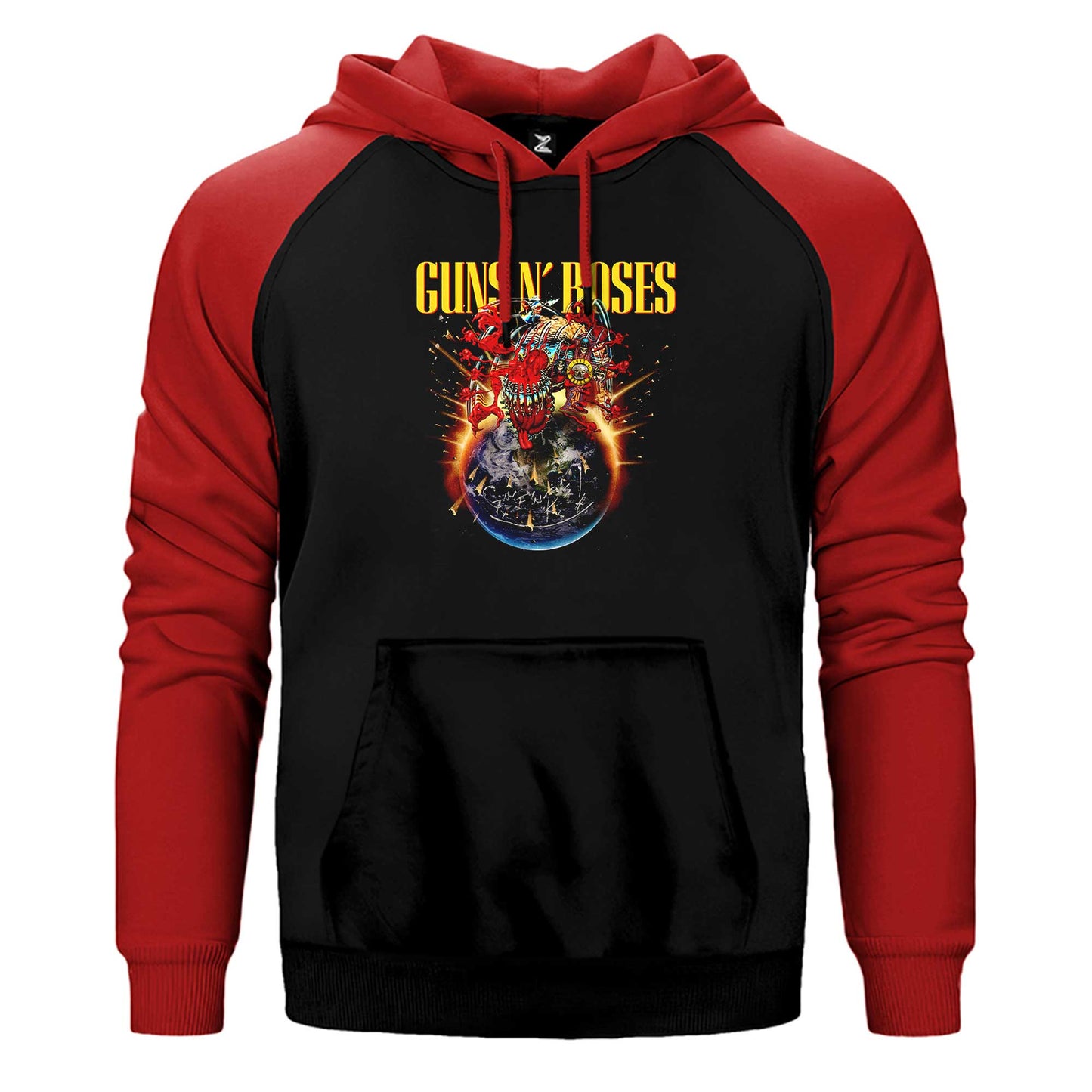 Guns N Roses 2025 Tour Çift Renk Reglan Kol Sweatshirt / Hoodie