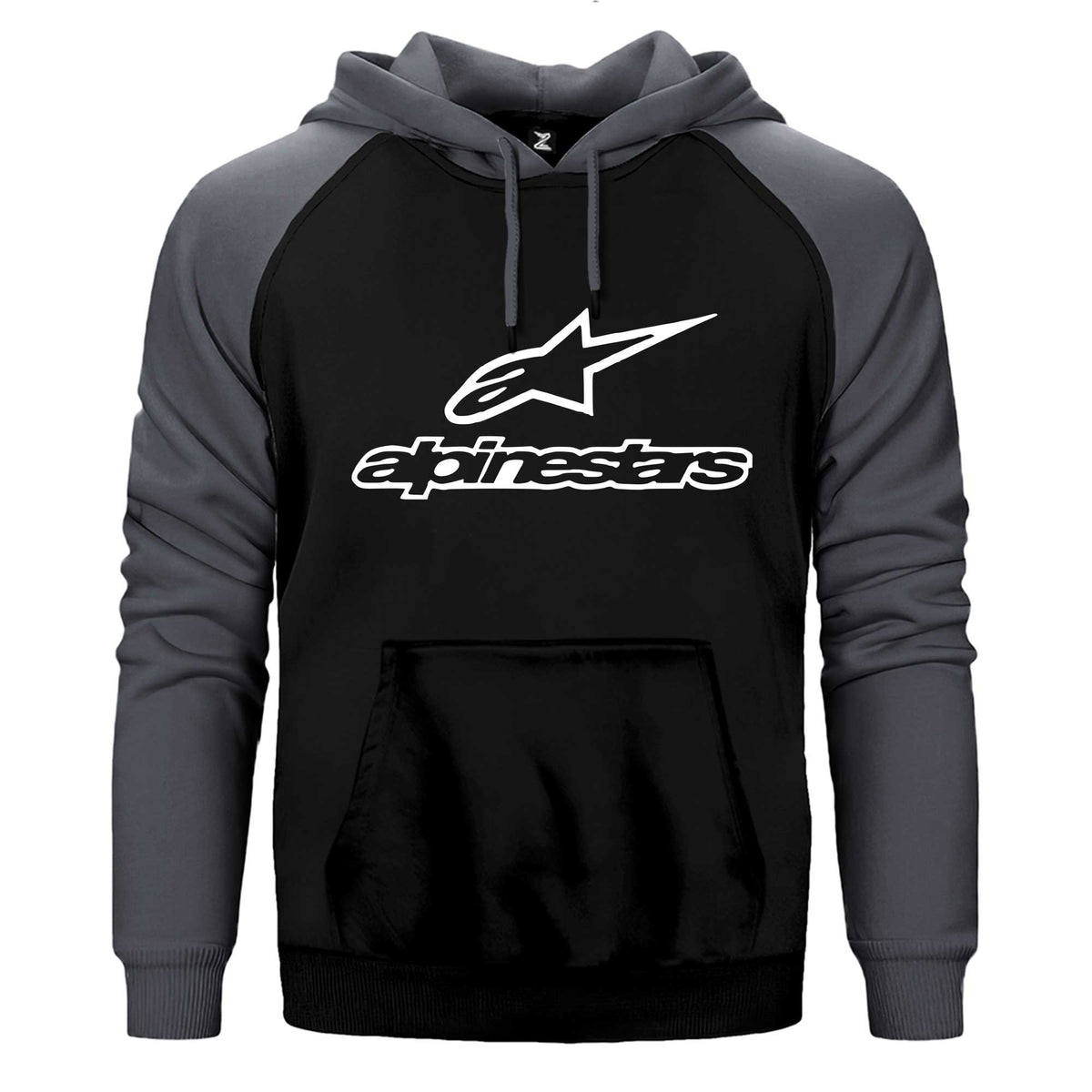 Alpinestars Logo Text Çift Renk Reglan Kol Sweatshirt / Hoodie