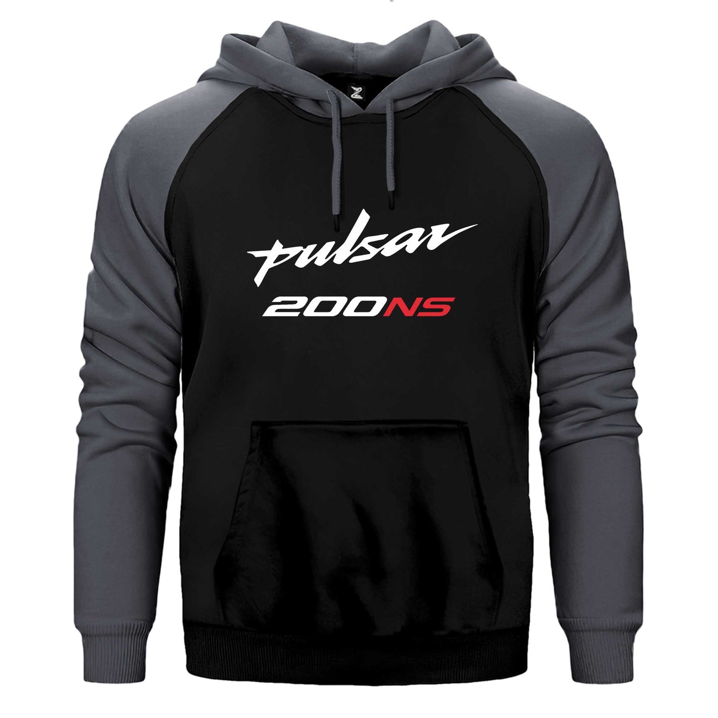Pulsar NS200 Text Çift Renk Reglan Kol Sweatshirt / Hoodie