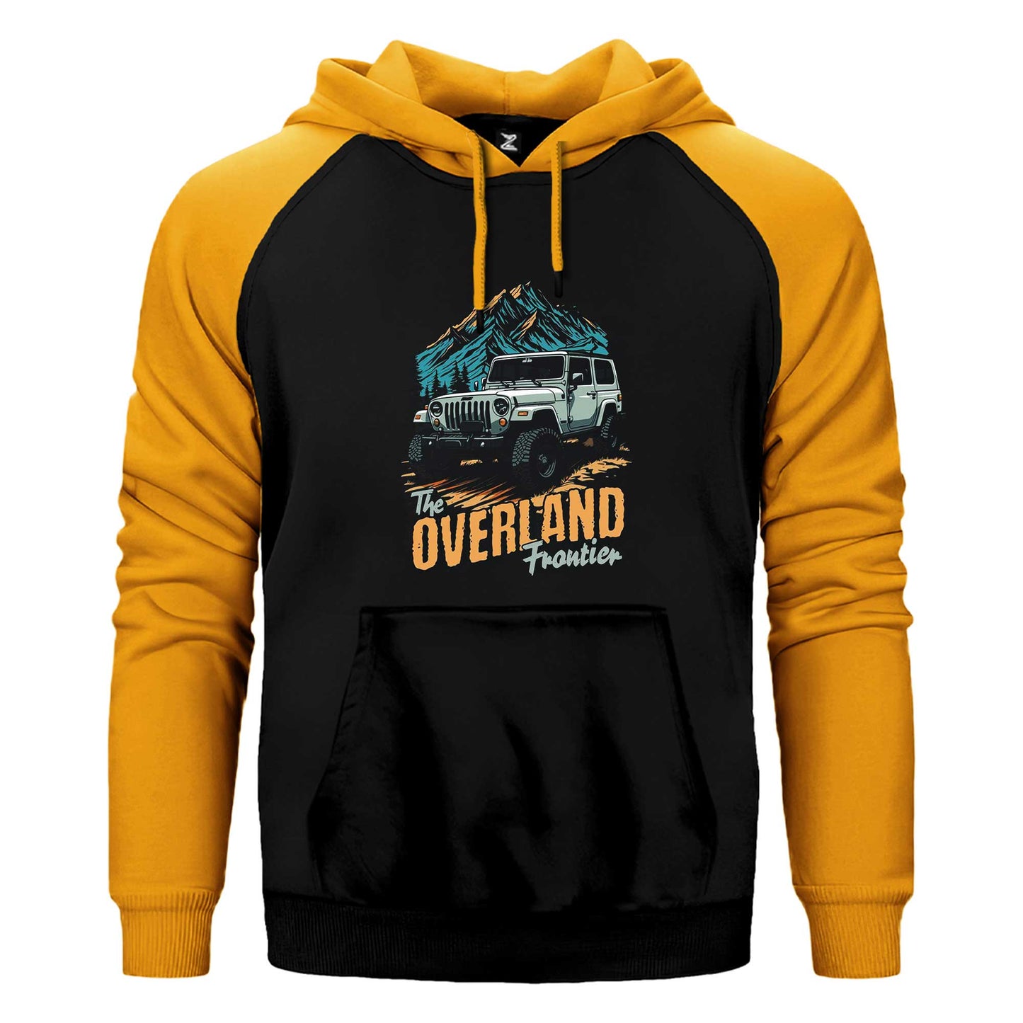 Overland Çift Renk Reglan Kol Sweatshirt / Hoodie