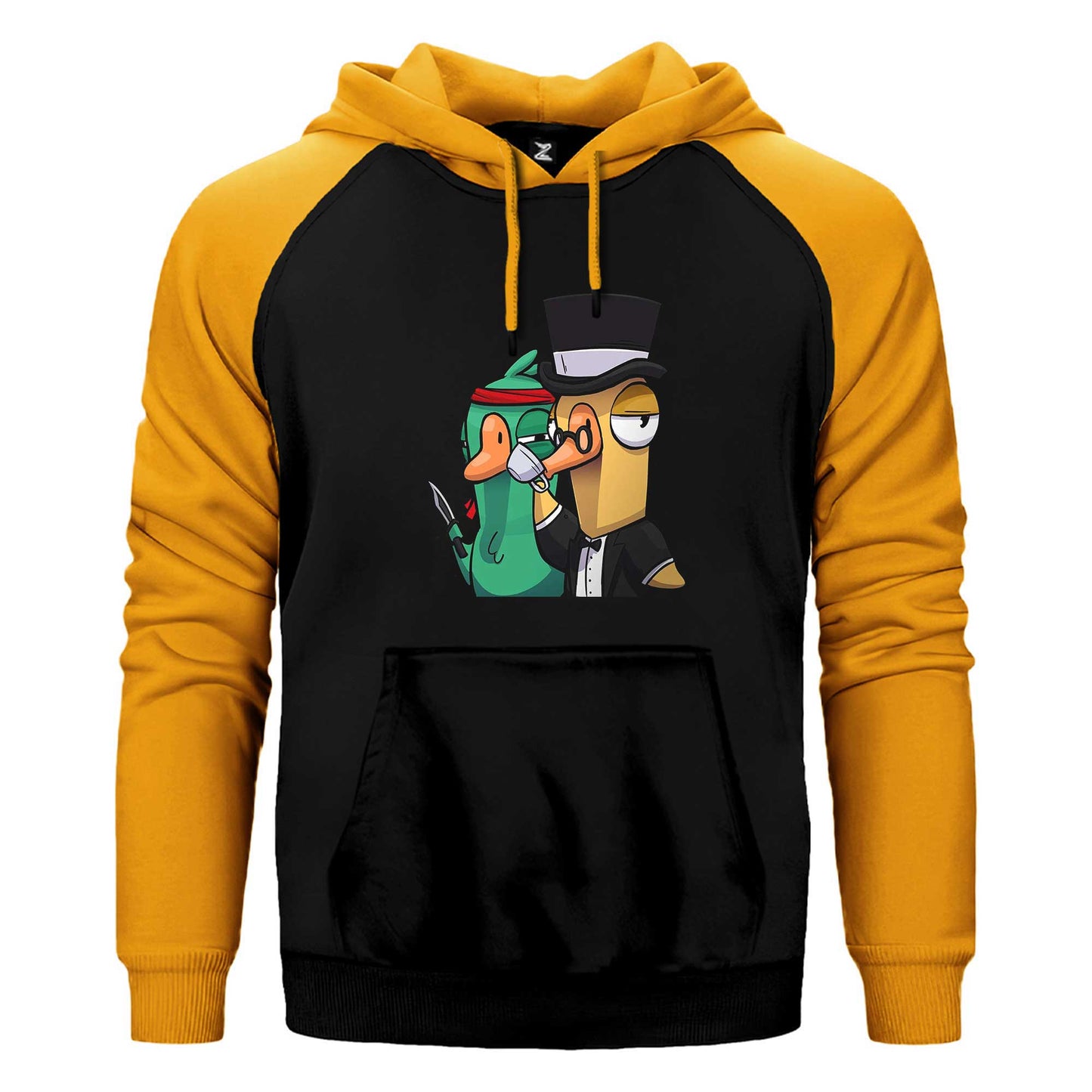 Goose Goose Duck Katil Çift Renk Reglan Kol Sweatshirt / Hoodie