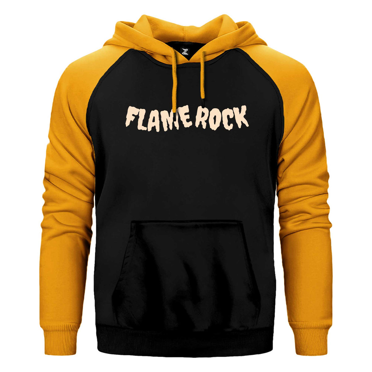 Dark Rock Musıc Çift Renk Reglan Kol Sweatshirt / Hoodie