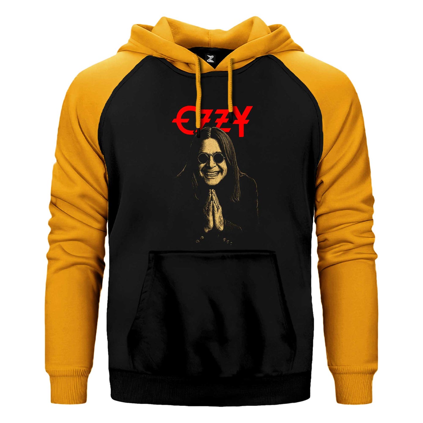 Ozzy Osbounre Çift Renk Reglan Kol Sweatshirt / Hoodie