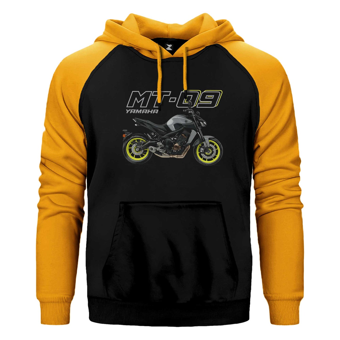Yamaha MT 09 Çift Renk Reglan Kol Sweatshirt / Hoodie