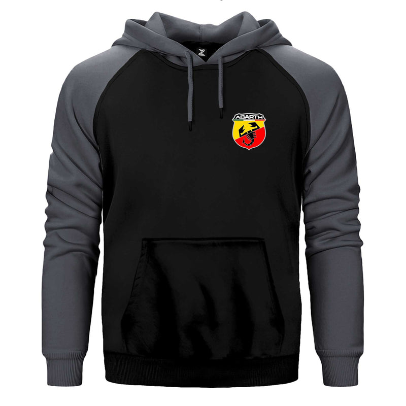 Abarth Logo Çift Renk Reglan Kol Sweatshirt / Hoodie