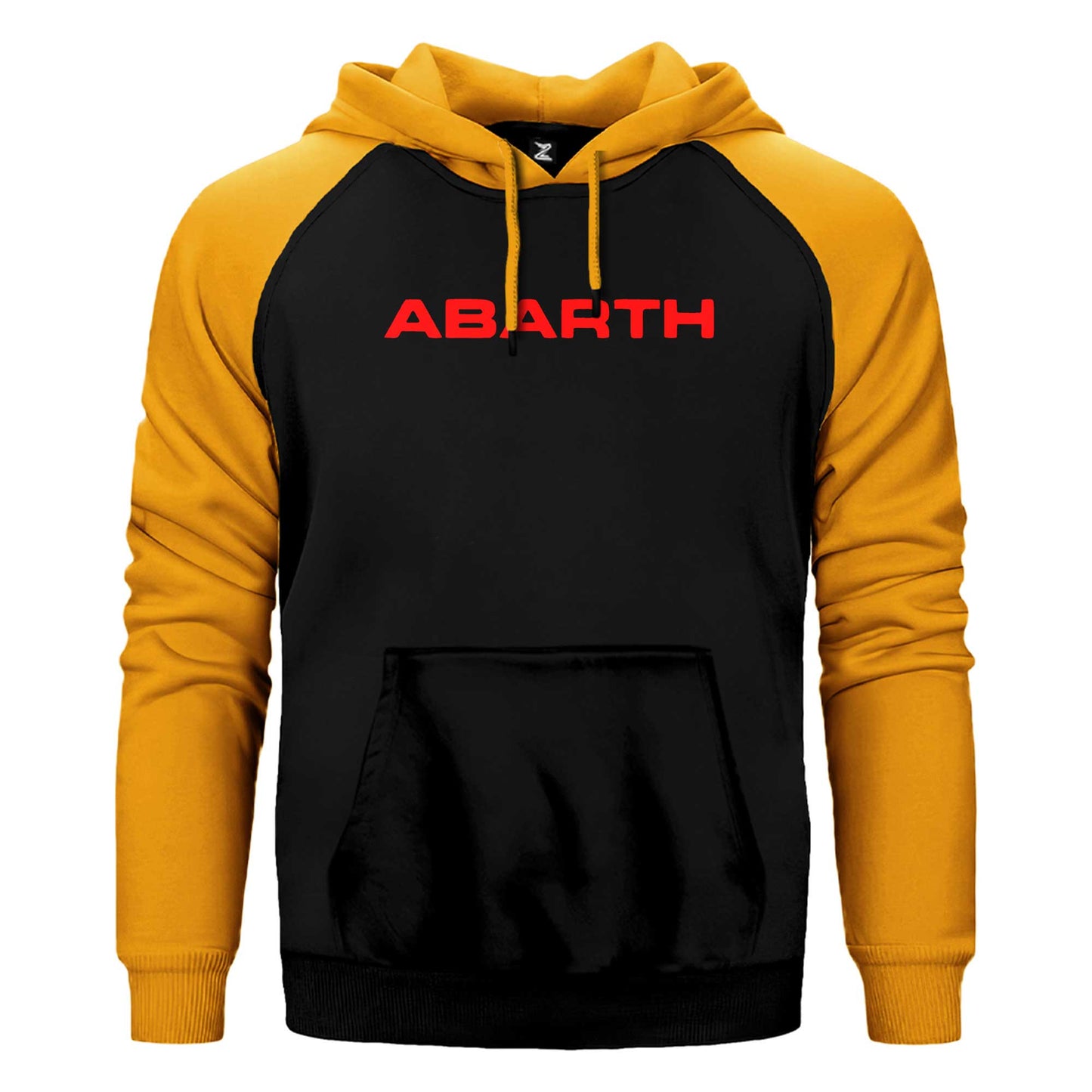 Abarth Text Line Çift Renk Reglan Kol Sweatshirt / Hoodie